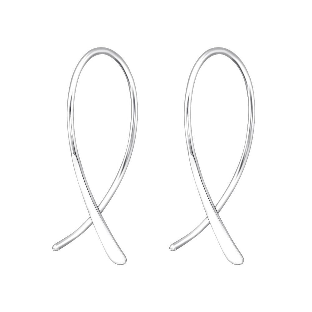 Sterling Silver Hoop Earrings 25mm